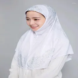 여성 이슬람 스카프 숄 헤드 스카프 모자 amira aira headwrap기도 hijab에 대한 민족 의류 무슬림 히잡