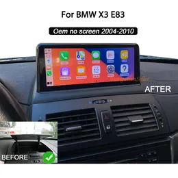 10.25 "Wireless Apple CarPlay Android Auto für BMW X3 E83 2003-2010 Radio Upgrade Stereo Head Unit Touchscreen Navigation Multimedia Player Car DVD