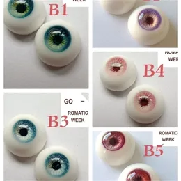 Doll Accessories Doll Eyes 12/14/16/18m for 1/3 1/4 1/6 1/8 Bjd Doll Plaster Eyeball Human Realistic Stereoscopic Diy Girl Toys Doll Accessories 230812