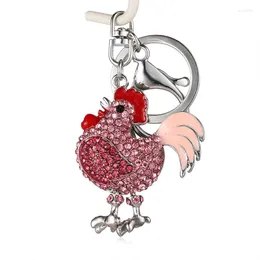 سلاسل المفاتيح Gywyn2023 أحدث سلسلة أساسية Caring Keyring Lady's Bag Little Gift Lovely Rooster.