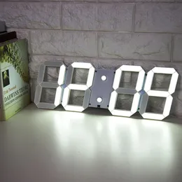 Desk Table Clocks Electronic Alarm Clock LED Wall Desk Clock Countdown Timer with Temperature Date Electric Controller Wall Clocks Decorate 230814