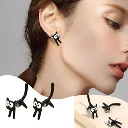 Hoop Earrings Creative Cute Pierced Hanging Animal After Personality