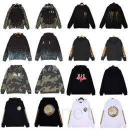 Mens Designer Fashion Luxury Amires Hoodie Hooded All Star Tops Amris Sweatshirt Letter Speckler Jogging and Womens Pullover Amar