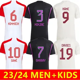 2023 2024 Sane Kane Minjin Soccer Jerseys 23 24 Hernandez Gnabry Goretzka Coman Davies Kimmich Football Shirt Men Kids Kitsユニフォーム