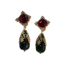 Vintage luksusowe biżuterię średniowieczne kolczyki hurtowo średniowieczny klips perłowy w stylu sądowym