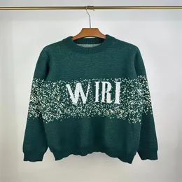 Męskie projektanty swetry retro klasyczne modne bluzy bluzy męskie SWEATER LITET Haft Haft okrąg