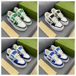 23SS Designer Casual Shoes Män Kvinnor Sneakers nödställda Retro Smudge Marks Effekt Canvas Inslocking G Luxury Flat Platform Sneaker