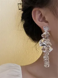 Tasselle lunghe di moda stallone orecchini acrilici irregolari Europa Stati Uniti per ripristinare gli antichi ore di orecchini esagerati MS Jewelry 230814