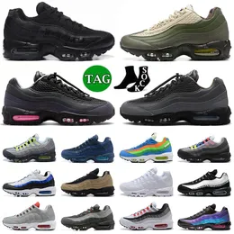 Mens 95 95s Runniing Shoes Aegean Storm Pink Beam Sequoia Sketch Greedy Triple Black White Men Women Outdoor Shoes Big Size Sneakers Trainers