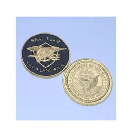 5pcs/Set Gift Seal Team Ten Navy Naval Naval Special Operations Forces Challenge Coin.cx