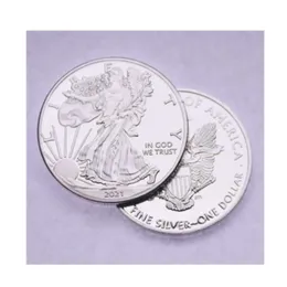 5pcs/مجموعة هدية أمريكية الفضة 1 أوقية النسر العملة