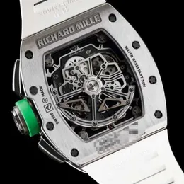 Automatikuhr Richaer Mileres Tourbillon, mechanisches Quarz-Armbanduhr, Timing 30 x 38 mm, graue Platte Rm11-01 XE46F