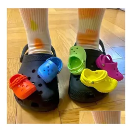 Schuhteile Zubehör Mini Clog Alligatorschuhe Zauber einzigartig für Dekoration DIY Miniatur Drop Lieferung OT0A9