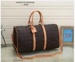 Tasarımcı Duffle Bag Keepall Bandouliere Duffel Çantalar Tüm Tuval Tutun Büyük Kapasite Kadın Erkek Açık Bagaj Tote Lüks Fermuar Kapatma Omuz Çantası Çanta