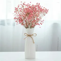 화병 4 PC/로트 현대 꽃병 세라믹 냄비 흰색 배열 북유럽 스타일의 가정 장식 장식