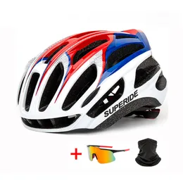 Capacos Capacetes Superídeo Integral moldado Mountain Road Bike Helmet Sports Racing Men Mulheres Ultralight MTB Bicycle 230815