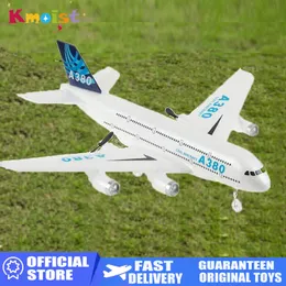 Aircraft Modle 2023 est A380 RC Plane 3CH 24G EPP Remote Control Machine Airplane Fixedwing RTF Model Kid Outdoor Toy for Boys 230815