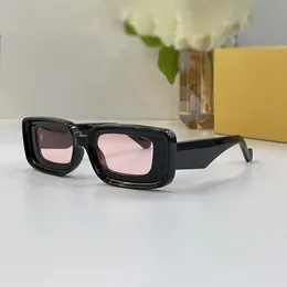 Luxurys designers solglasögon lyxglasögon kvinnliga solglasögon acetat ram bred ben metall tredimensionell logotypglasögon populära solglasögon säkerhetsglasögon