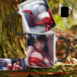 Becher Keramik Tasse Anime Big Chest Red Elf BSKT-242 Farbwechsel Kaffee Thermosensitive Tassen zum sublimieren Großhandel Original