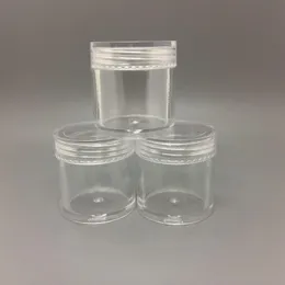 10G ML Runde Plastikcreme Leeres Glas Kosmetikbehälter Probenglas Vitrine Kosmetikverpackung 10ML Mini-Plastikflasche Jsneb