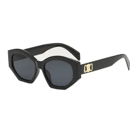 2023 Luksusowe okulary przeciwsłoneczne dla kobiet okulary przeciwsłoneczne Te same okulary przeciwsłoneczne jak Lisa Triomphe Beach Street Photo Małe Sunnies Metal Full Rame 8350
