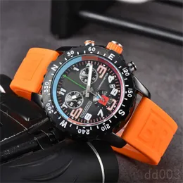 ELOJ DE LUJO AVENGER KWARTZ STWIENKU DO MĘŻCZYZN MĘŻCZYZN Casual Cool Leisure Sport Waterproof 44 mm Wristwatch Designer Watch Zielony żółty czerwony czarny SB048 Q2