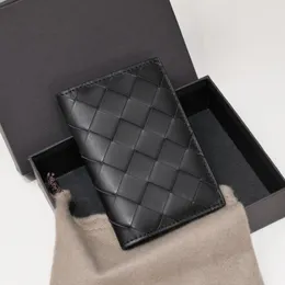 Lyxvarumärke Kvinnorkortshållare Designer Busikskortshållare Herrmode Simple Ultra-Thin Hand-Woven Card Clamp Full Set Brand Packaging 2023 NYTT