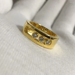 Cluster Rings Original märke högkvalitativa smycken bröllopsdag ring för älskare. Herr- och kvinnors 925 Sterling Silver Mobile 3