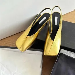 Luksusowa sukienka buty damskie obcasy projektant moda minimalistyczna wiatrowy stóp palca skórzany złoty srebrny bar kariery na świeżym powietrzu buty ślubne letnie sandały