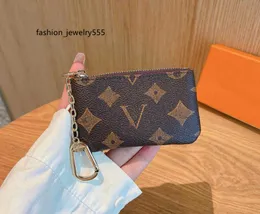 Keychains Lanyards Luxury Fashion Embossed Women's Bag Zero Wallet Multi Card Bag Women's Card Bag Mini Slim Wallet Business Card Case D22052703CY