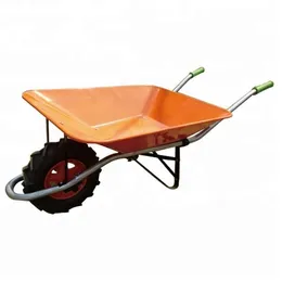 WB2700 Bolivia Hot-selling Carretillas Construction Wheelbarrow Heavy Duty Garden Wheel Barrow with 4.00-8 inch Pneumatic Wheel