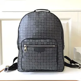 Luxus Rucksäcke: Designer Vintage Schwarz Karierte Rucksack Große