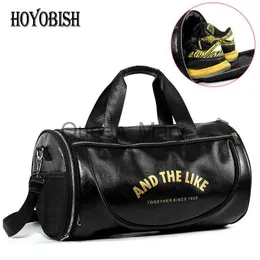 Duffel Bags Hoyobish Leather Travel Bag Stor 2019 Men Bagage Duffle Bags Women Leather Large Capacity Weekend Bag Bolsa de Viagem OH303 J230815