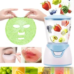 Massageador de face Homemade Face Mask Machine Fruit Patches Maker Beauty Instrument Kit Natural Collagen Home Skin Care Tool 230814