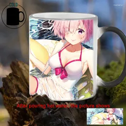 Mugs Thermosensitive Cups To Sublimate Wholesale Sexy Swimsuit Girl BSKT-241 Breakfast Cup Discoloration Coffee Ceramic Mug