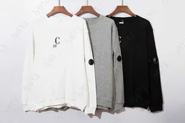 Tasarımcı Sweater Erkek Jumper Cp Taş Sweatshirts Logo Lens Yan Cep Tasarım Mektubu Baskılı Külot UNISEX CREW BEnKe Sweatshirt