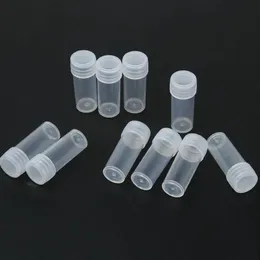 5 ml di bottiglie di campione di plastica da 5 ml Volume Piccola tubo di prova del contenitore di prova Vial Contenitore Pagai