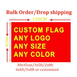 Banner Flags Custom Flag 3x52X84X65X8FT Any Size Banner Flying Free Design Polyester Sport Car Decor Home Gift Party Dorm Indoor Outdoor 230814