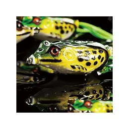 Lifelike Soft Frog Fishing Lure Soft Plastic Bait Top Water