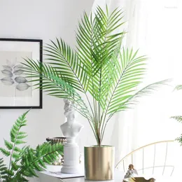 Flores decorativas de 52 cm de palmeira artificial simulação de plástico da selva tropical plant desktop ornamentos de casamento decoração em casa