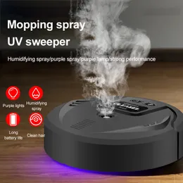 Ręczne przemiatniki pchnięcia 3IN1 Automatyczne robot odkurzacz Smart Bezprzewodowe zamiatanie mokre i suche ultracienne maszyna do czyszczenia mopping home 230815