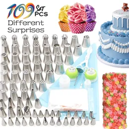 Bolo Ferramentas 109 16pcs Conjuntos de Acessórios para Decoração de Creme Decoração Bocal de Acessórios de Acessórios