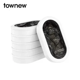 Trash Bags Tow T1 Tair T3 6 Pcs Recyclable Refill Ring Replacement Cassettes Garbage bags For Smart Can 230815