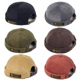 Czapki czapki/czaszki moda mężczyźni doker cap skullcap retro żegor cap czapki czapki mężczyźni kobiety kubełko czapka bzdurka czapka czapka bonnet tato caps unisex 230814