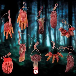 Articoli di novità Halloween Props horror Ornamenti per feste spaventose perseguitate a casa sanguinante Penis Occhi di dito cerebra