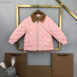 Designer Kids Lapel Coats High Quality Child Jacket Winter Warm Clothing Storlek 120-160 cm Fashion Baby Outwear Multiple Product