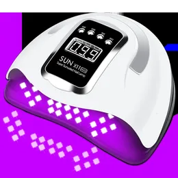 Nail Dryers 66LEDs Powerful UV LED Dryer For Drying Gel Polish Portable Design With Large LCD Touch Screen Smart Sensor Lamp 230814