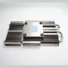 Computerkühlungen Juulasen DIY PC Modifizierte Video Grafikkarte Chip Heizkörper 2 Kupfer Wärmerohr Kühler Aluminium Flossen 48 48 mm Lochabstand