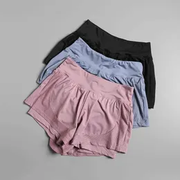 Shorts Summer Shorts Fine da donna Anti Glesa Sliose Mid Rise Slim Exicking Flione Yoga Fitness Pants