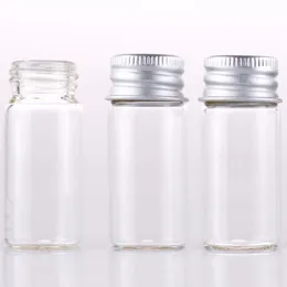 10 ml 22x50x10mm Jar contenitori cosmetici Empetica bottiglia campione con tappo di alluminio piccole bottiglie ricaricabili confezionate Rukwi